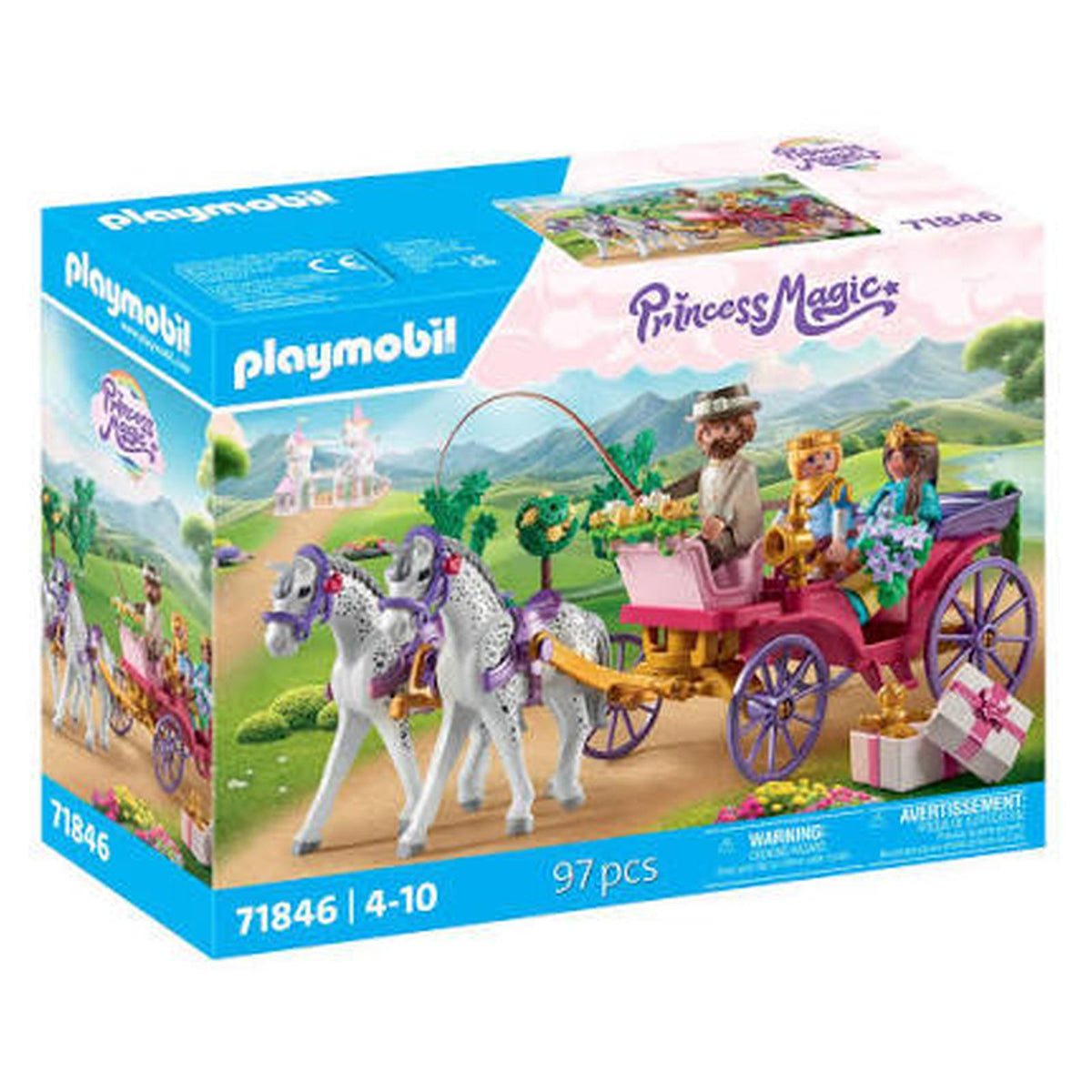 Playmobil Princess Magic Carriage Ride Building Set 71846