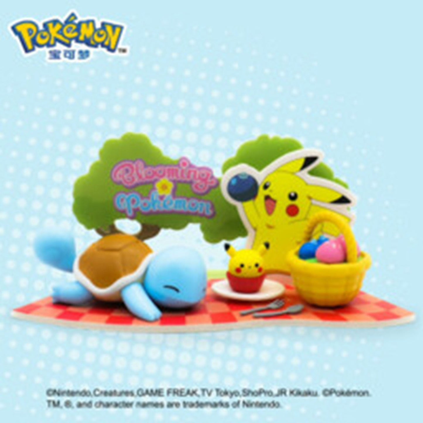 Pokemon DIY Scene Series Blooming Squirtle Set