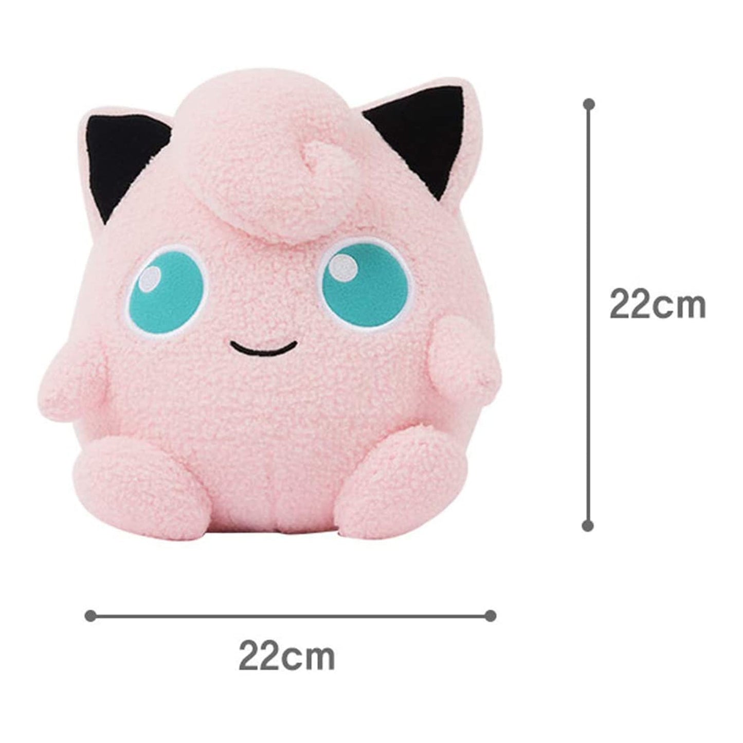 Pokemon Jigglypuff Curly Fabric 9 Inch Plush Figure