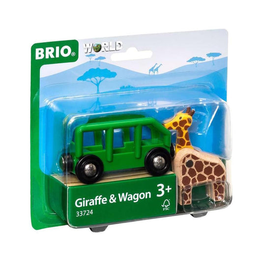 Ravensburger Brio Giraffe And Wagon Set