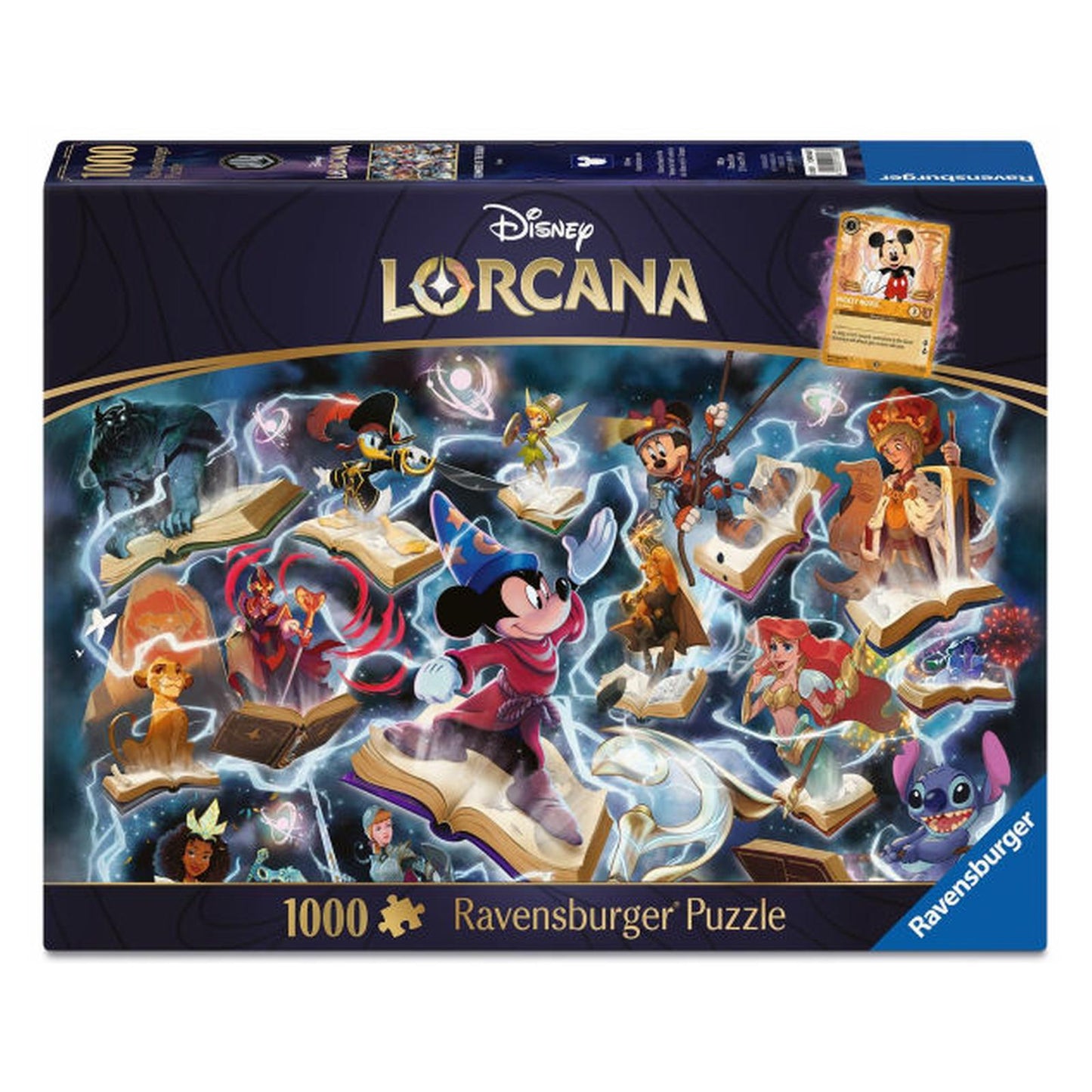 Ravensburger Disney Lorcana Glimmers Of The Realm Steel 1000 Piece Jigsaw Puzzle