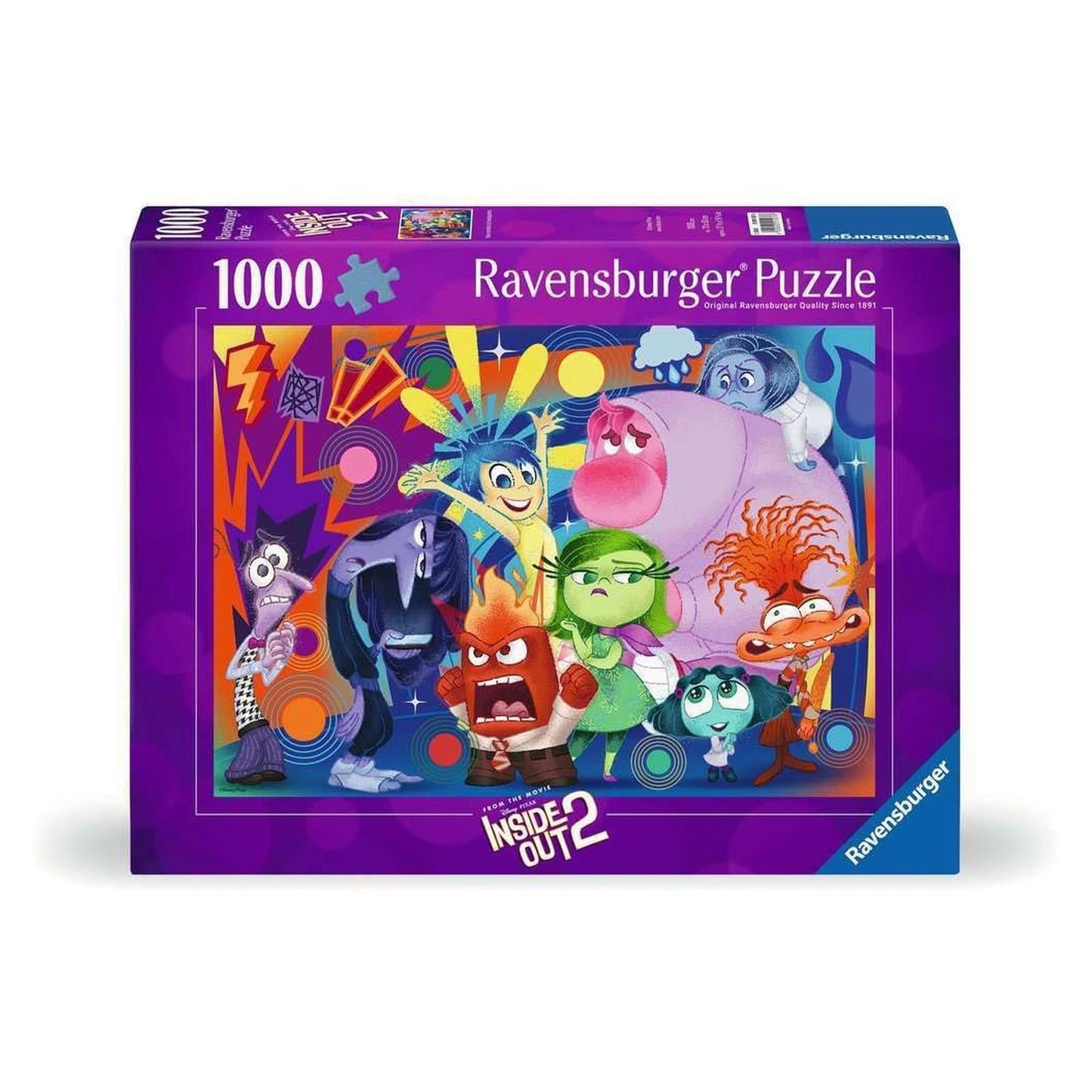Ravensburger Disney Pixar Inside Out 2 1000 Jigsaw Puzzle Set