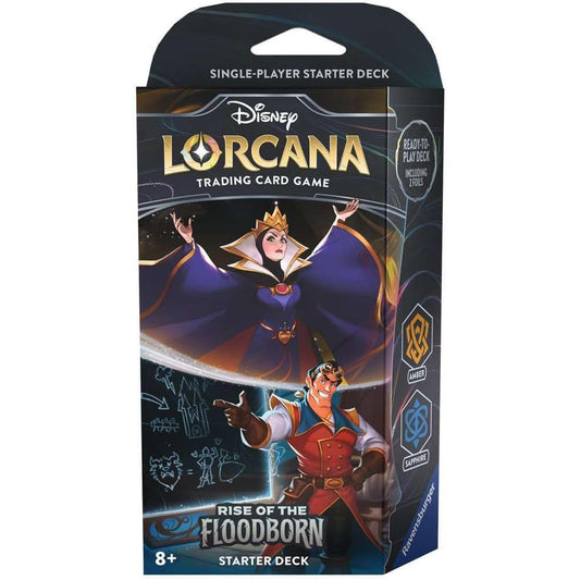 Ravensburger Lorcana Rise Of The Floodborn Season 2 Amber And Sapphire Set