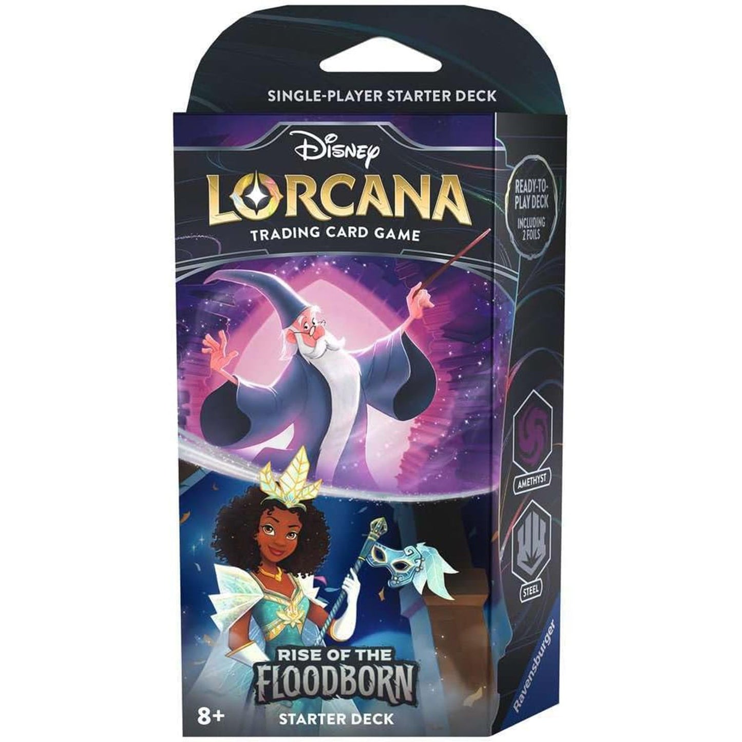 Ravensburger Lorcana Rise Of The Floodborn Season 2 Amethyst And Steel Set