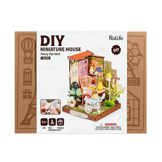 Robotime Rolife DIY Fancy Tea Yard Building Set