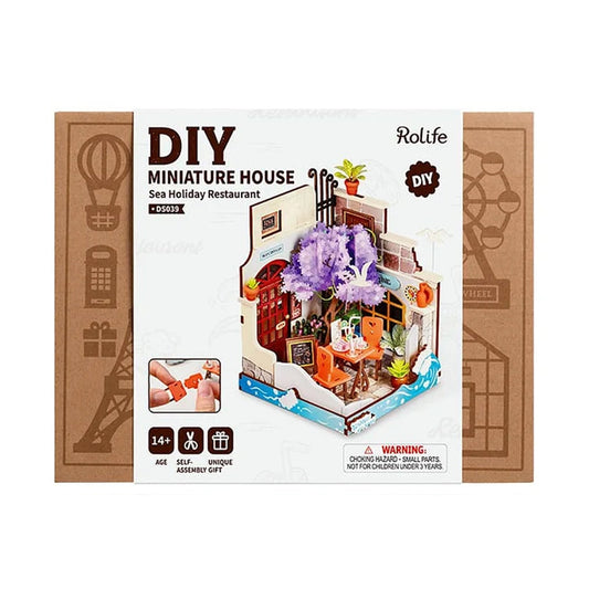 Robotime Rolife DIY Sea Holiday Restaurant Building Set