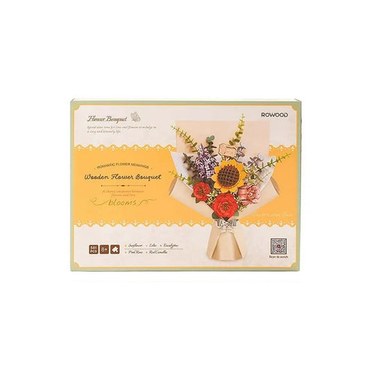 Robotime Rowood Flower Bouquet Wooden Craft Set