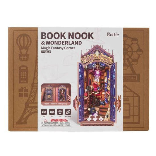 Robotime Rokr Magic Fantasy Corner Wonderland Book Nook Building Set