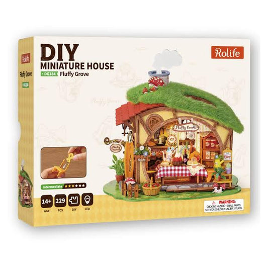 Robotime Rolife Fluffy Grove Miniature House DIY Building Set