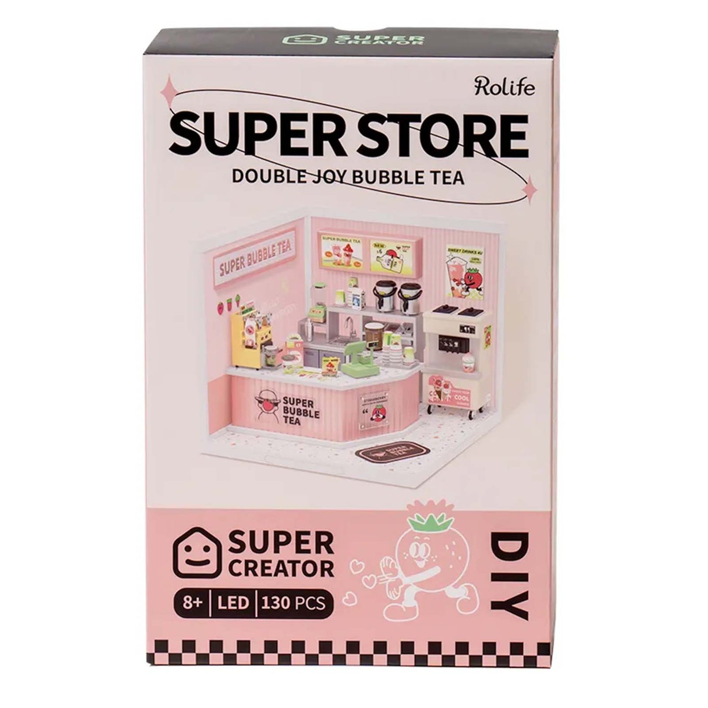 Rolife Super Creator Double Joy Bubble Tea Building Set