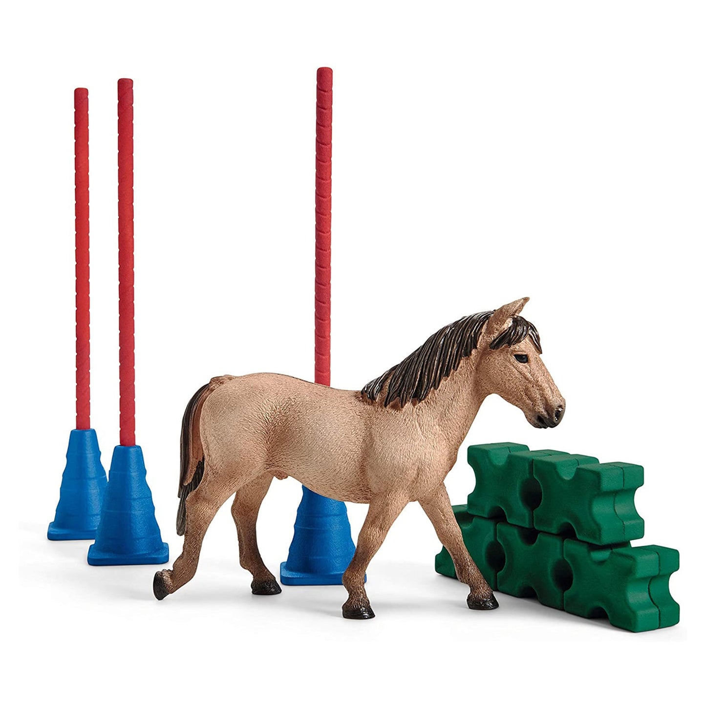 Schleich Farm World Pony Slalom Figure Set 42483