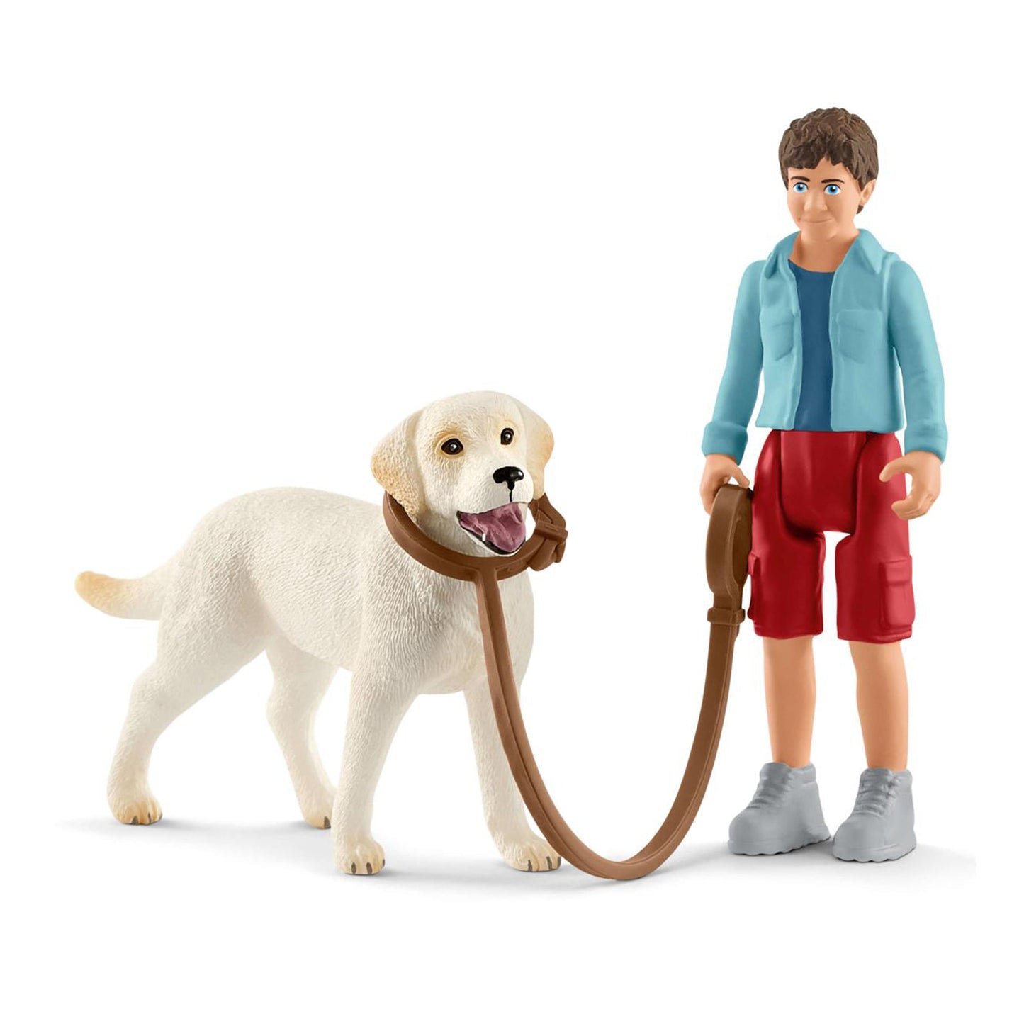 Schleich Farm World Walking With Labrador Retreiver Set 42478