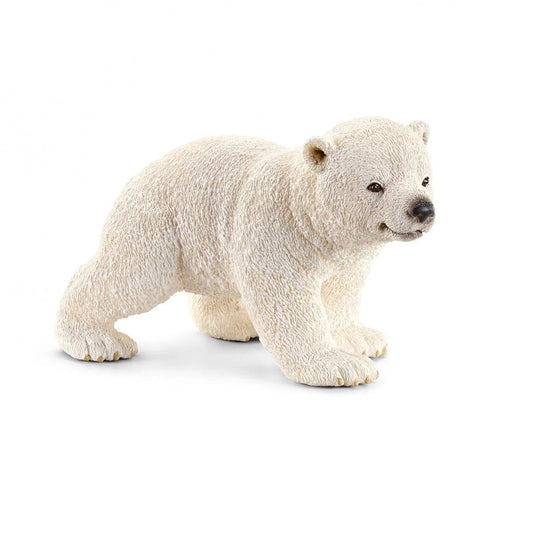 Schleich Polar Bear Cub Walking Animal Figure 14708