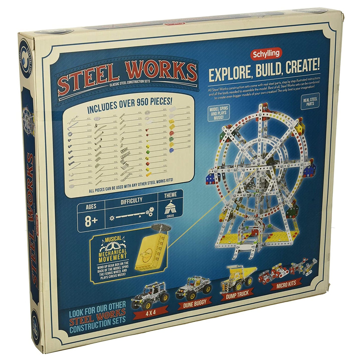 Schylling Steel Works Ferris Wheel Set