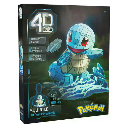 Spin Master 4D Build Pokemon Squirtle 3D Puzzle Model Kit