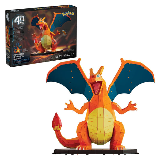 Spin Master Pokemon 4D Build Charizard Model Kit