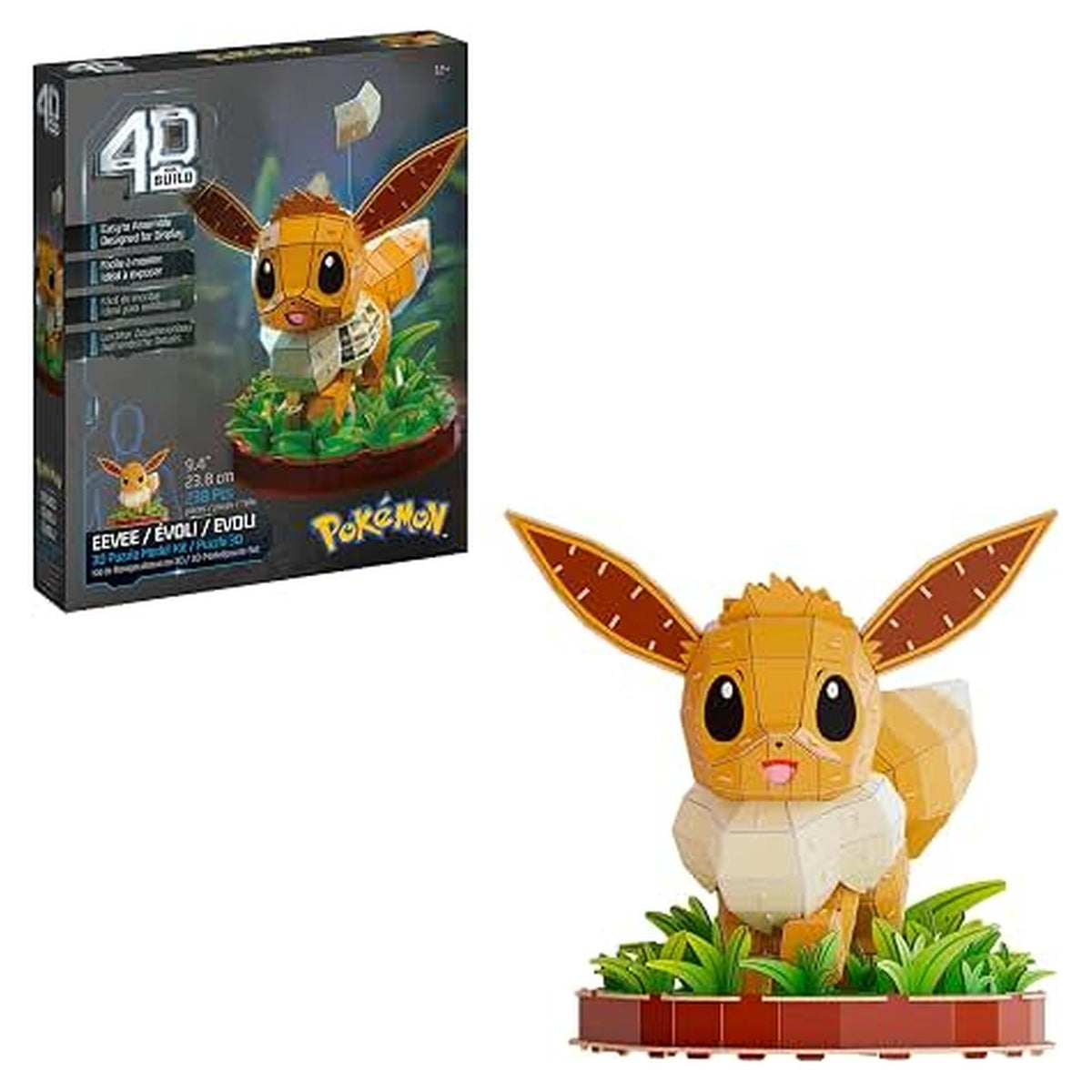 Spin Master Pokemon 4D Build Eevee Model Kit