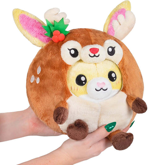 Squishable Undercover Bunny In Reindeer Outfit 9 Inch Plush Figure