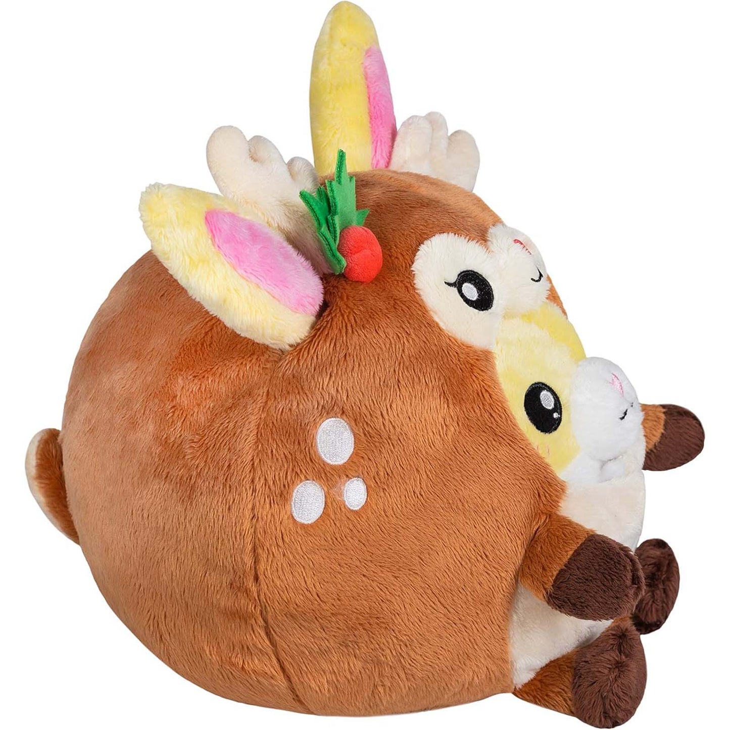 Squishable Undercover Bunny In Reindeer Outfit 9 Inch Plush Figure