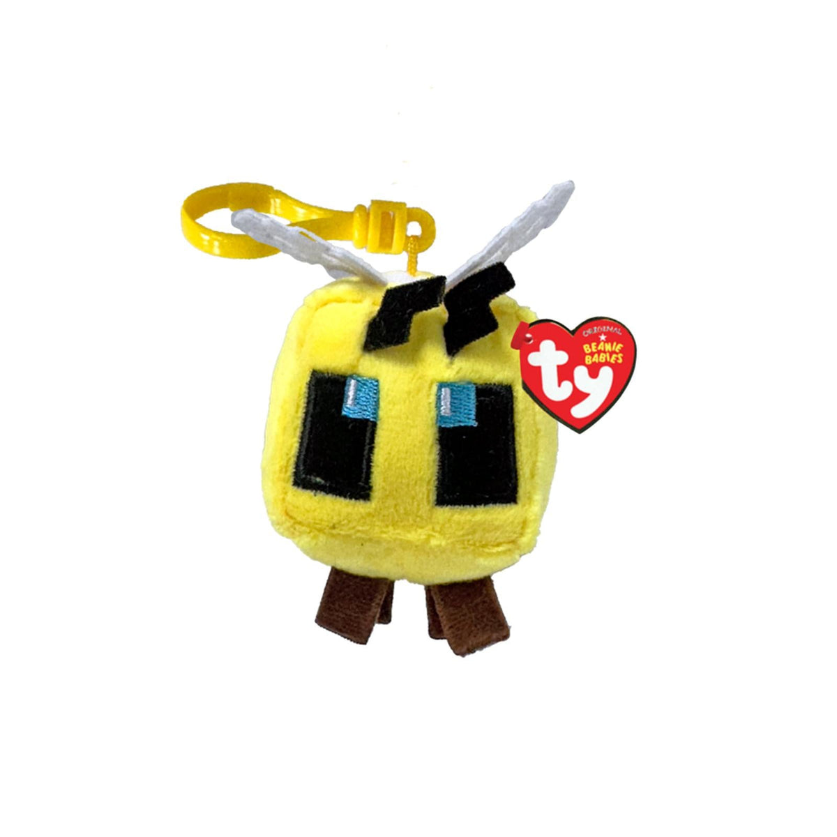 TY Beanie Babies Minecraft Bee 2 Inch Plush Clip