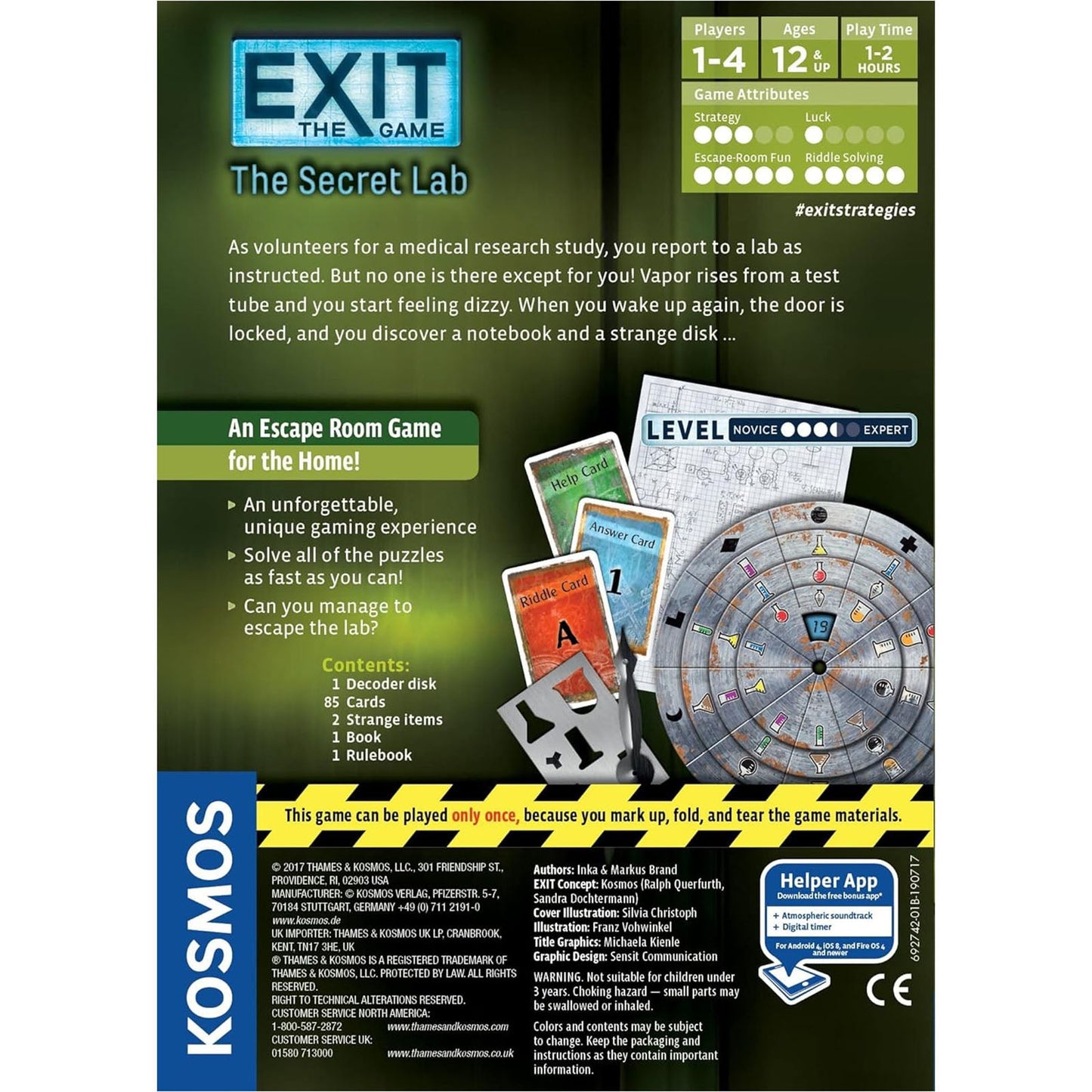 Thames And Kosmos Exit The Game The Secret Lab