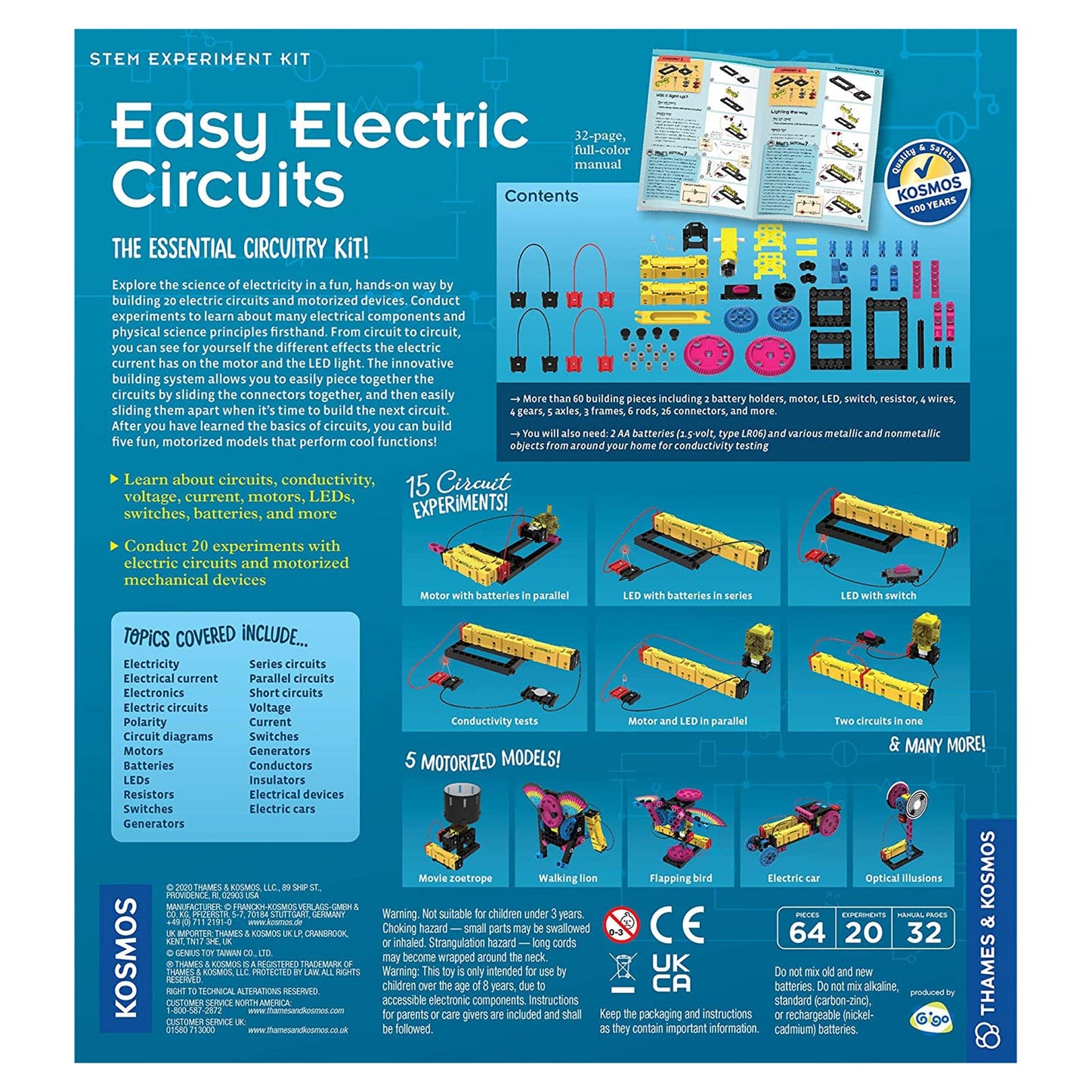 Thames And Kosmos STEM Easy Electric Circuits Set