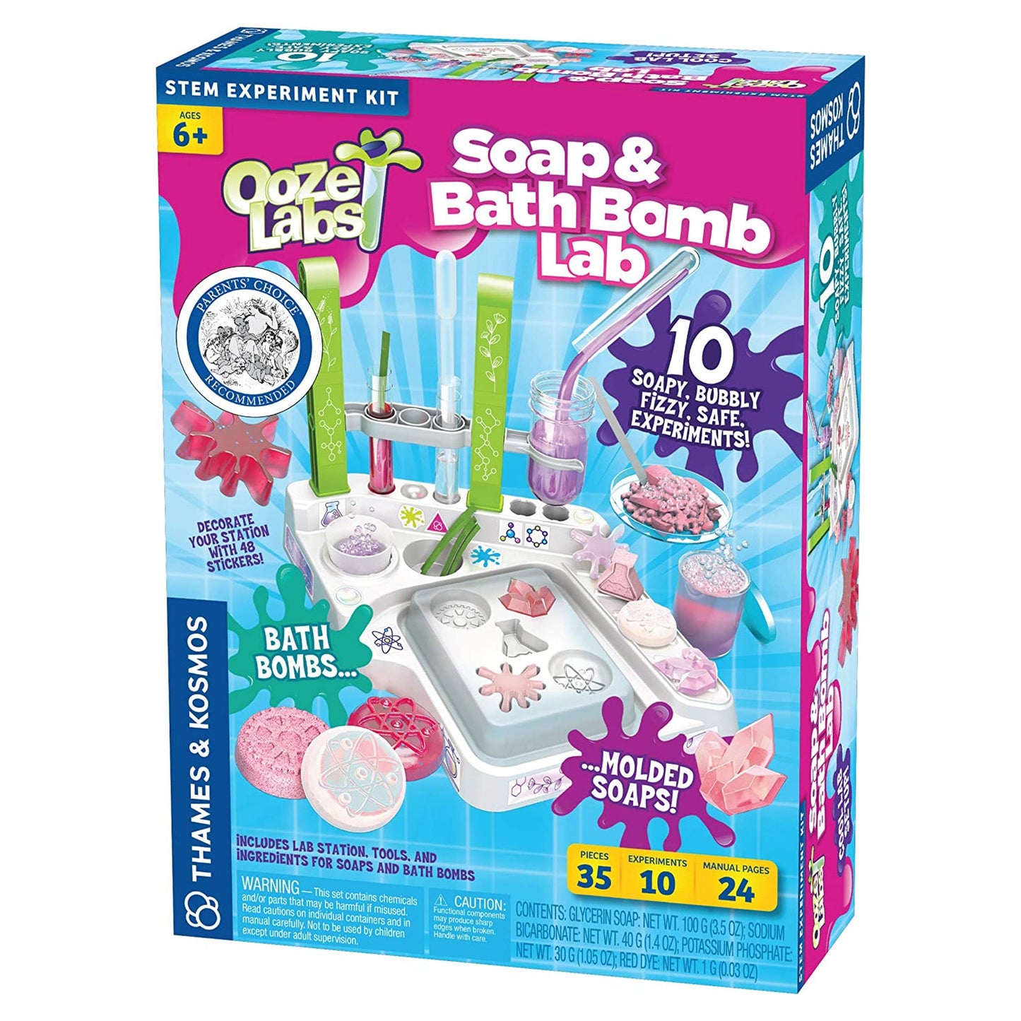 Thames And Kosmos STEM Ooze Labs Soap Bath Bomb Set