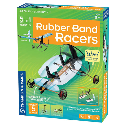 Thames And Kosmos STEM Rubber Band Racers Set