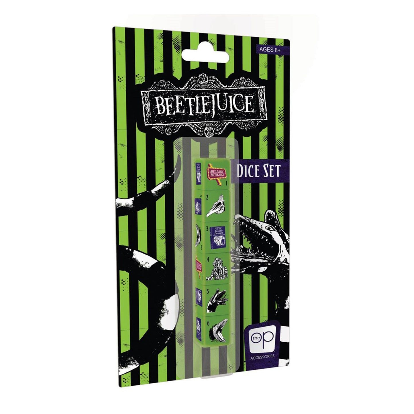 USAopoly Beetlejuice 6 Piece Dice Set