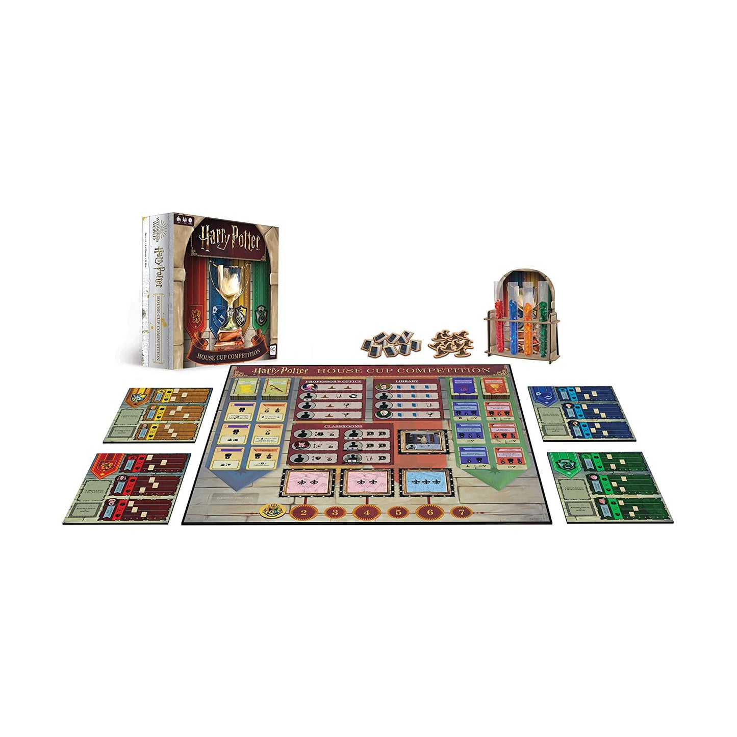 USAopoly Harry Potter House Cup Competition The Board Game