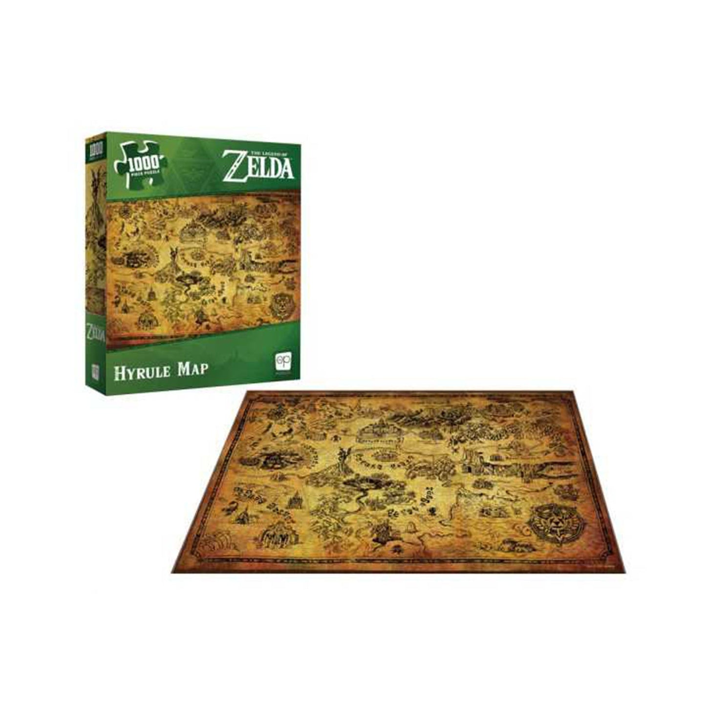 USAopoly Legend Of Zelda Hyrule Map 1000 Piece Puzzle