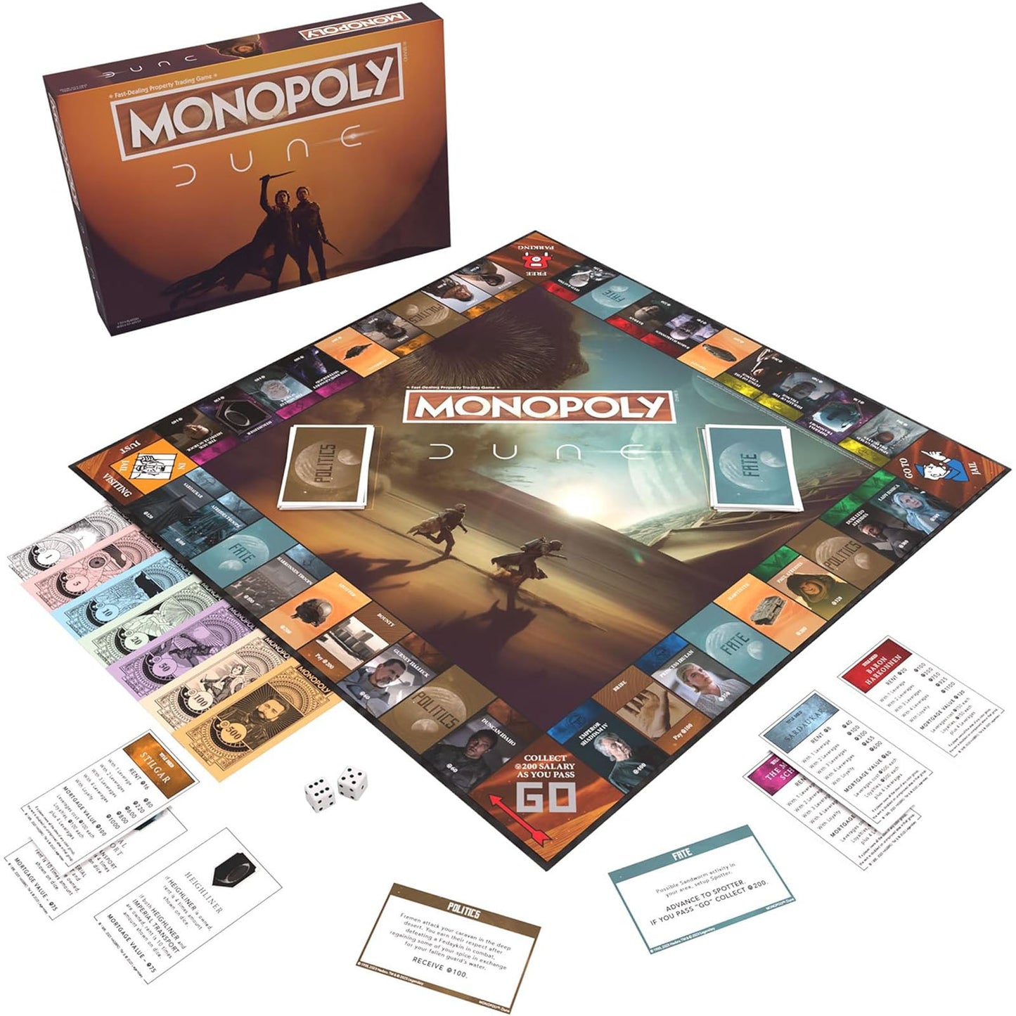 USAopoly Monopoly Dune Board Game