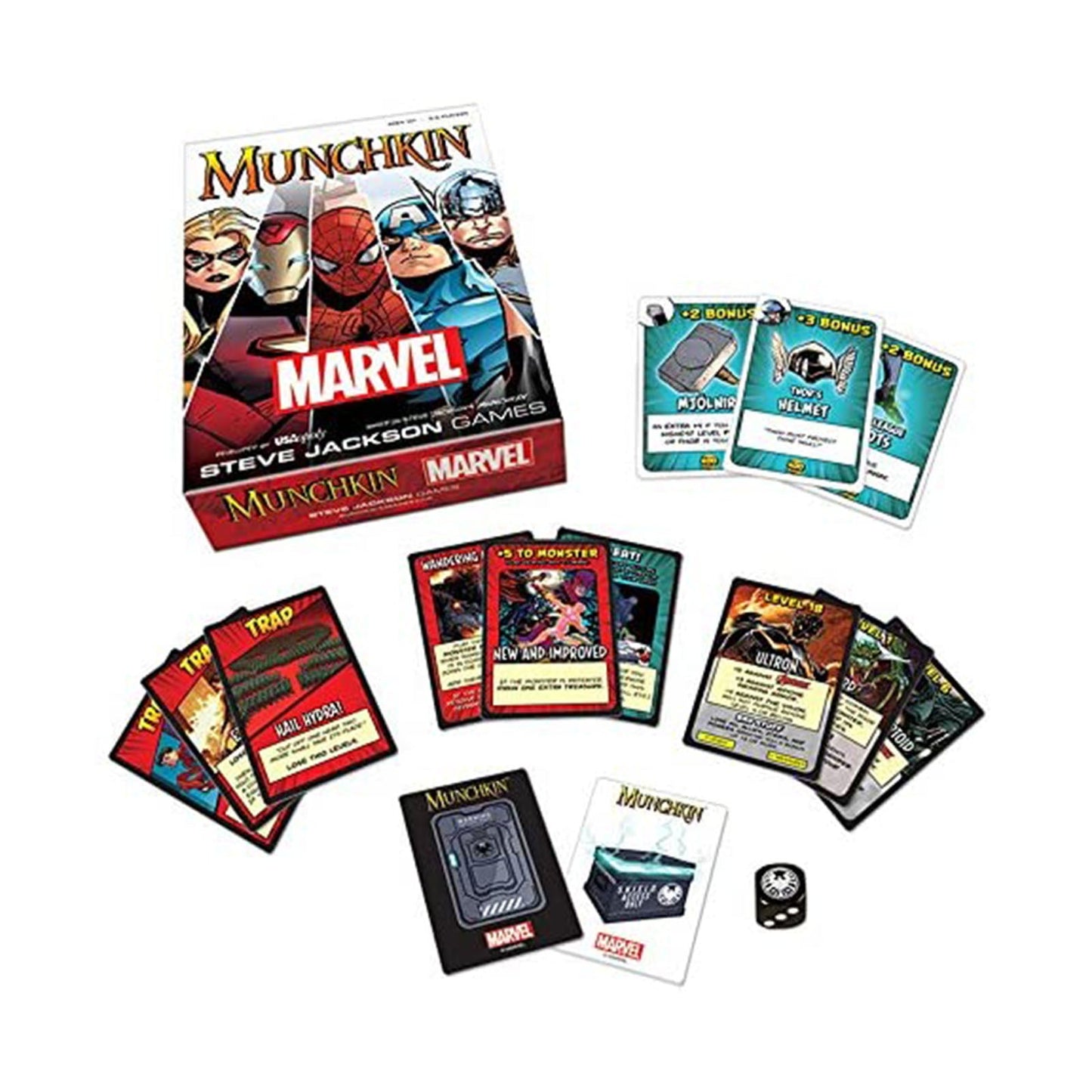 USAopoly Munchkin Marvel The Game