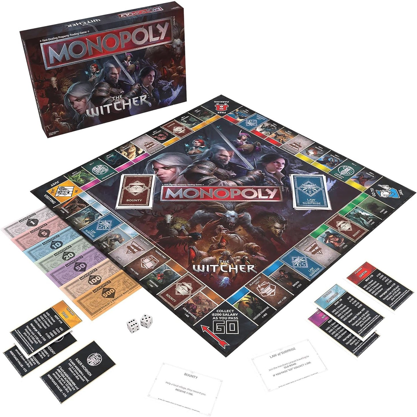 USAopoly The Witcher Monopoly Board Game