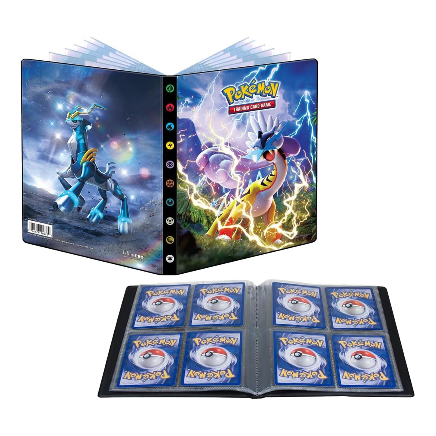 Ultra Pro Pokemon Scarlet And Violet Version 5 4-Pocket Portfolio Set