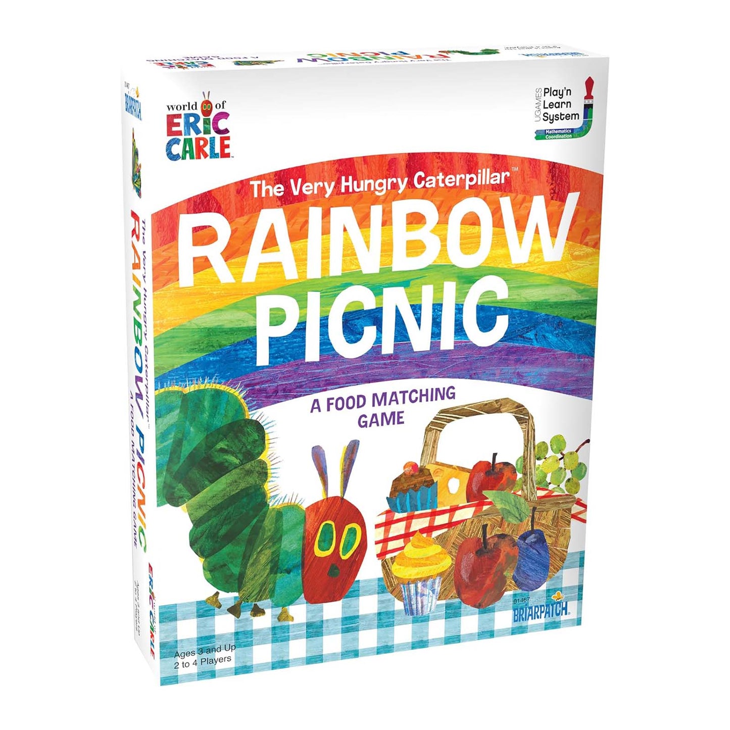 University Games Eric Carle Very Hungry Caterpillar Rainbow Picnic Matching Game