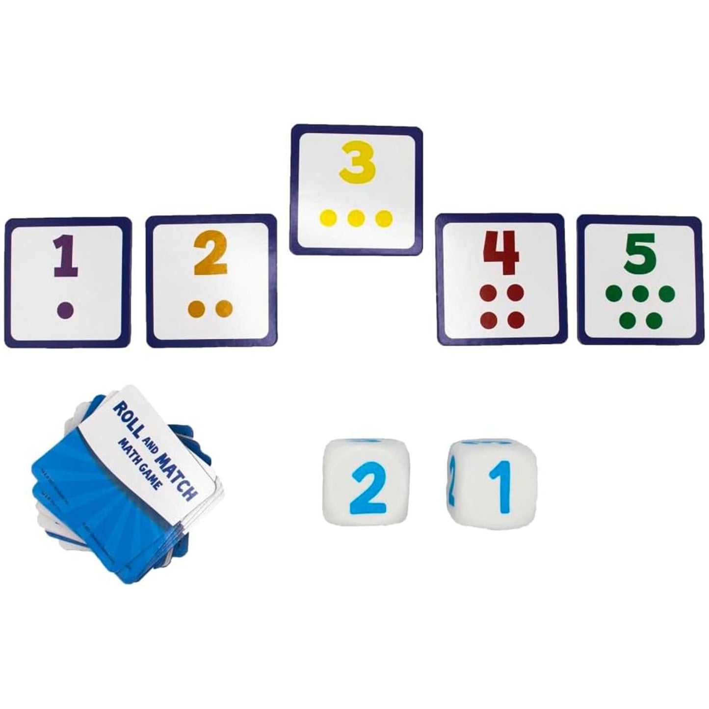 University Games Scholastic Roll And Match Math Game