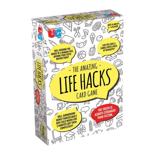 University Games The Amazing Life Hacks Card Game