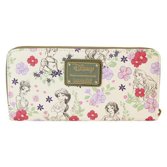 Loungefly Disney Radar Toys Exclusive Princesses Sketch Print Wallet