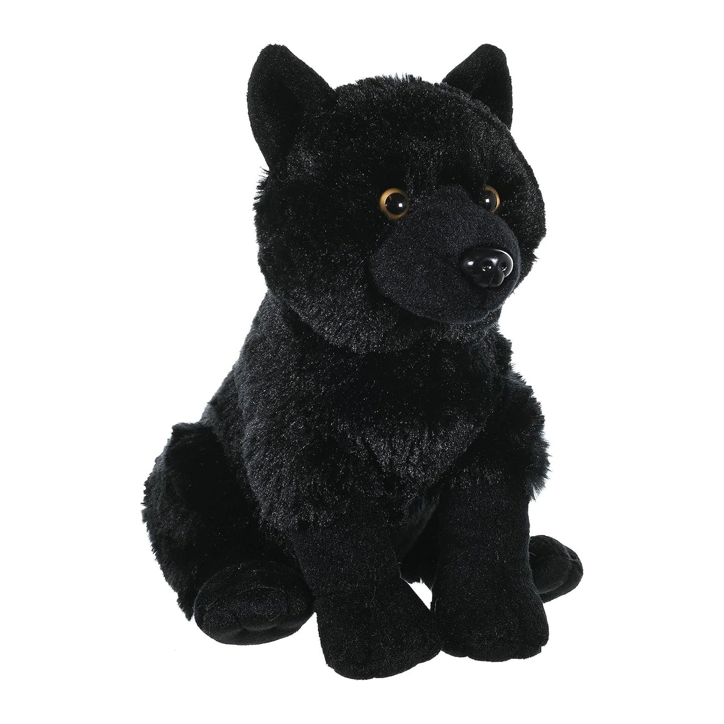 Wild Republic Cuddlekins Black Wolf 11 Inch Plush Figure