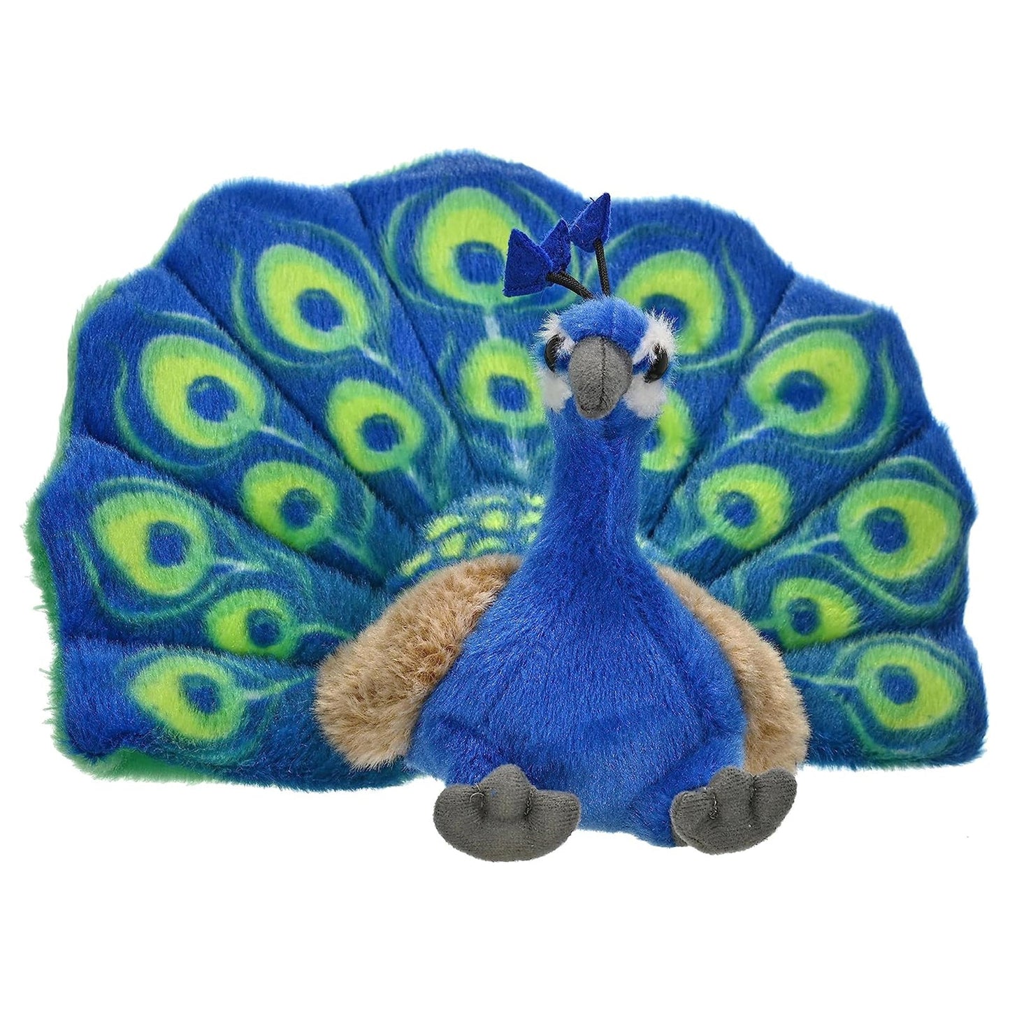 Wild Republic Peacock Mini 7 Inch Plush Figure