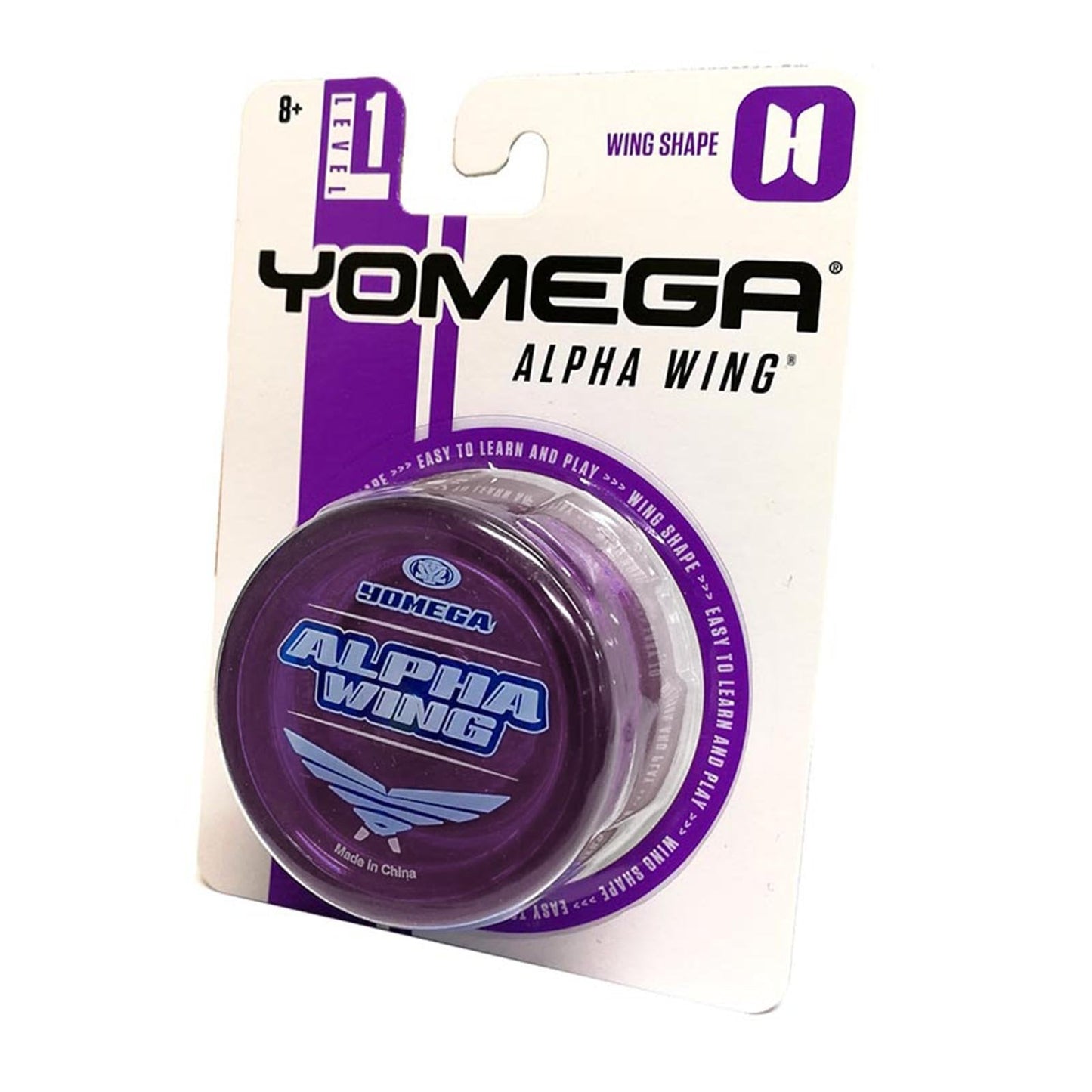 Yomega Alpha Wing Rookie Level Purple Yoyo