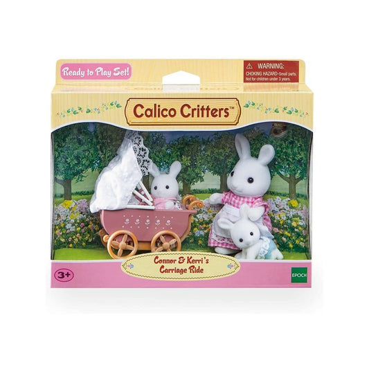 Calico Critters Connor & Kerri's Carriage Ride Accessory Set