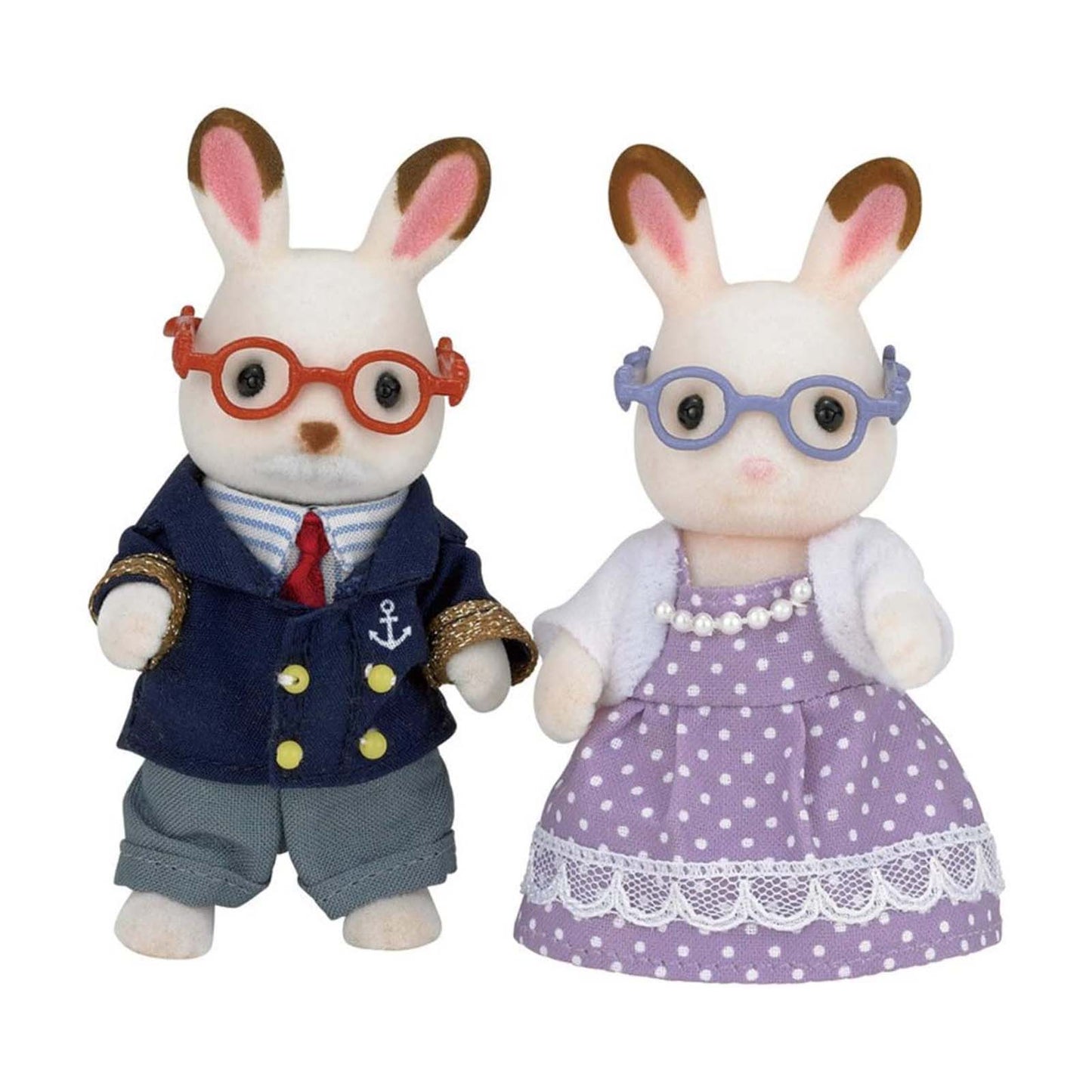 Calico Critters Hopscotch Rabbit Grandparents Figure Set