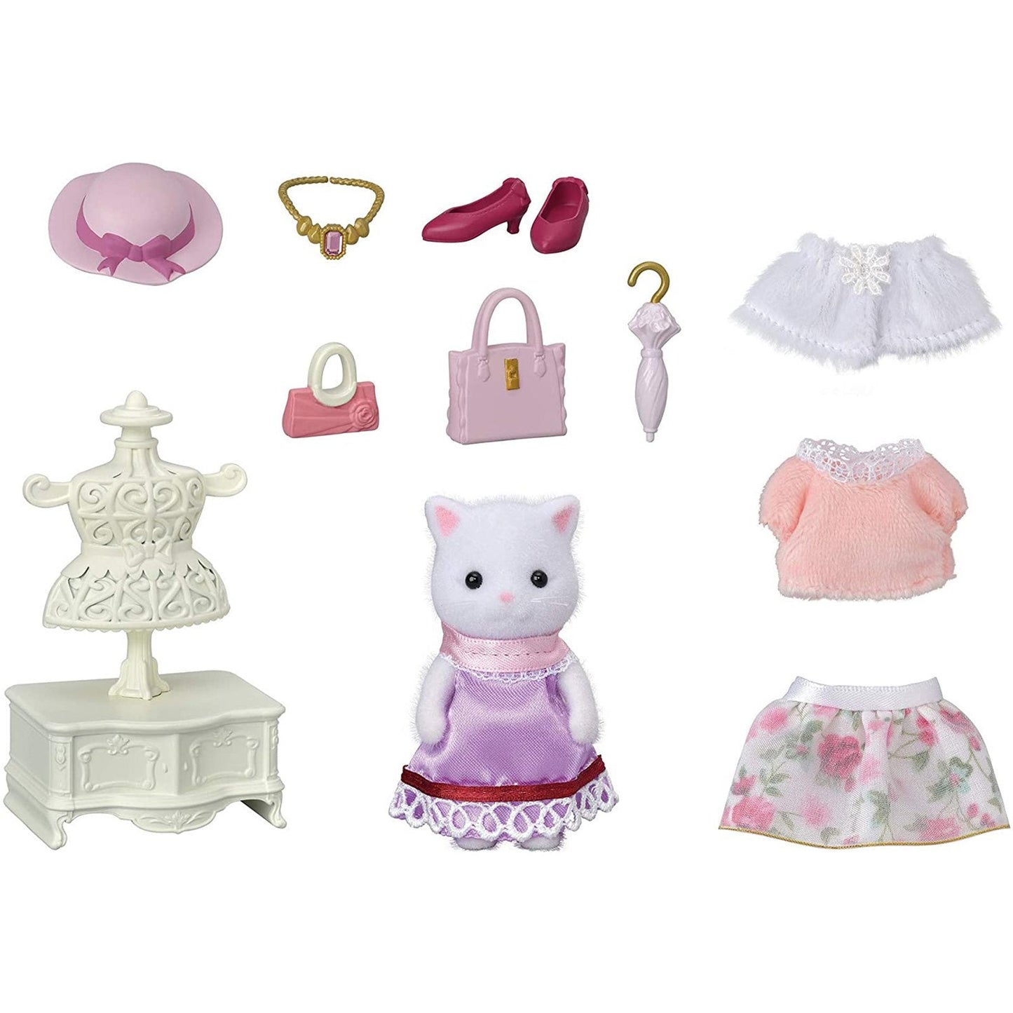 Calico Critters Persian Cat Fashion Play Set