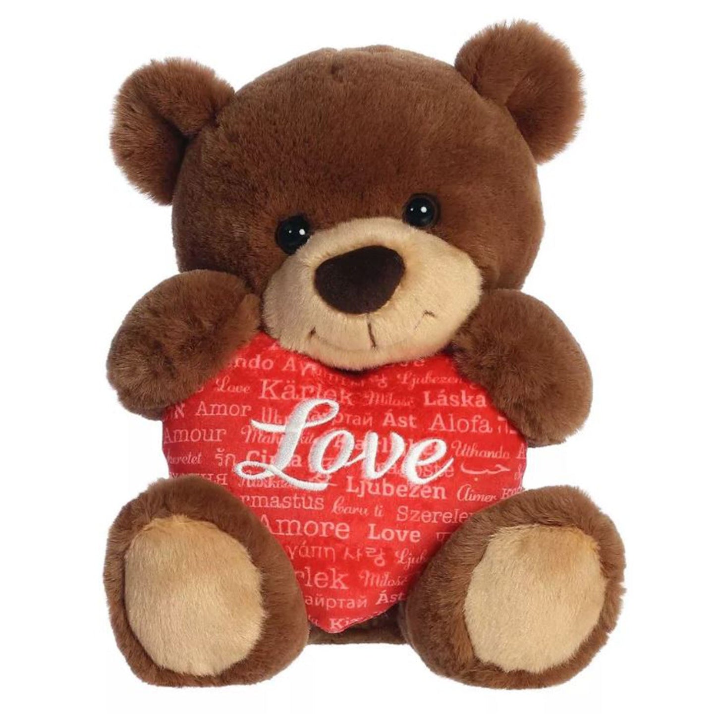 Aurora Universal Love Bear Brown 11 Inch Plush Figure