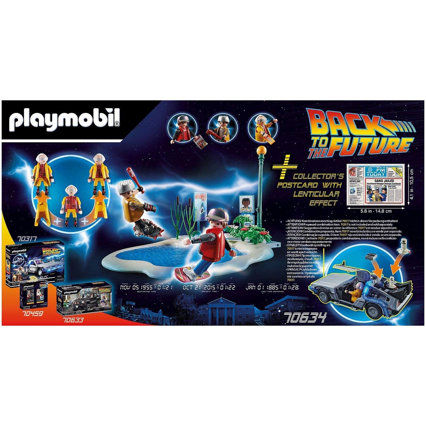 Playmobil Back To The Future Part II Hoverboard Chase 70634