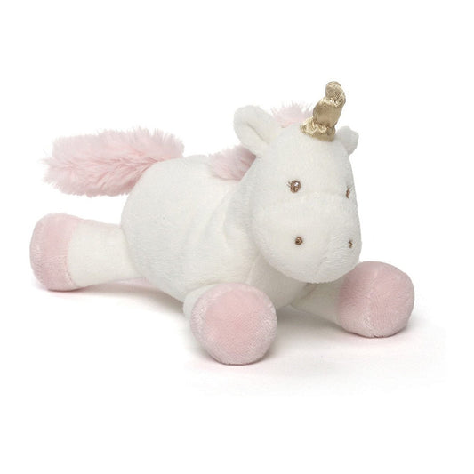 Gund Baby Luna Unicorn 4 Inch Plush Rattle