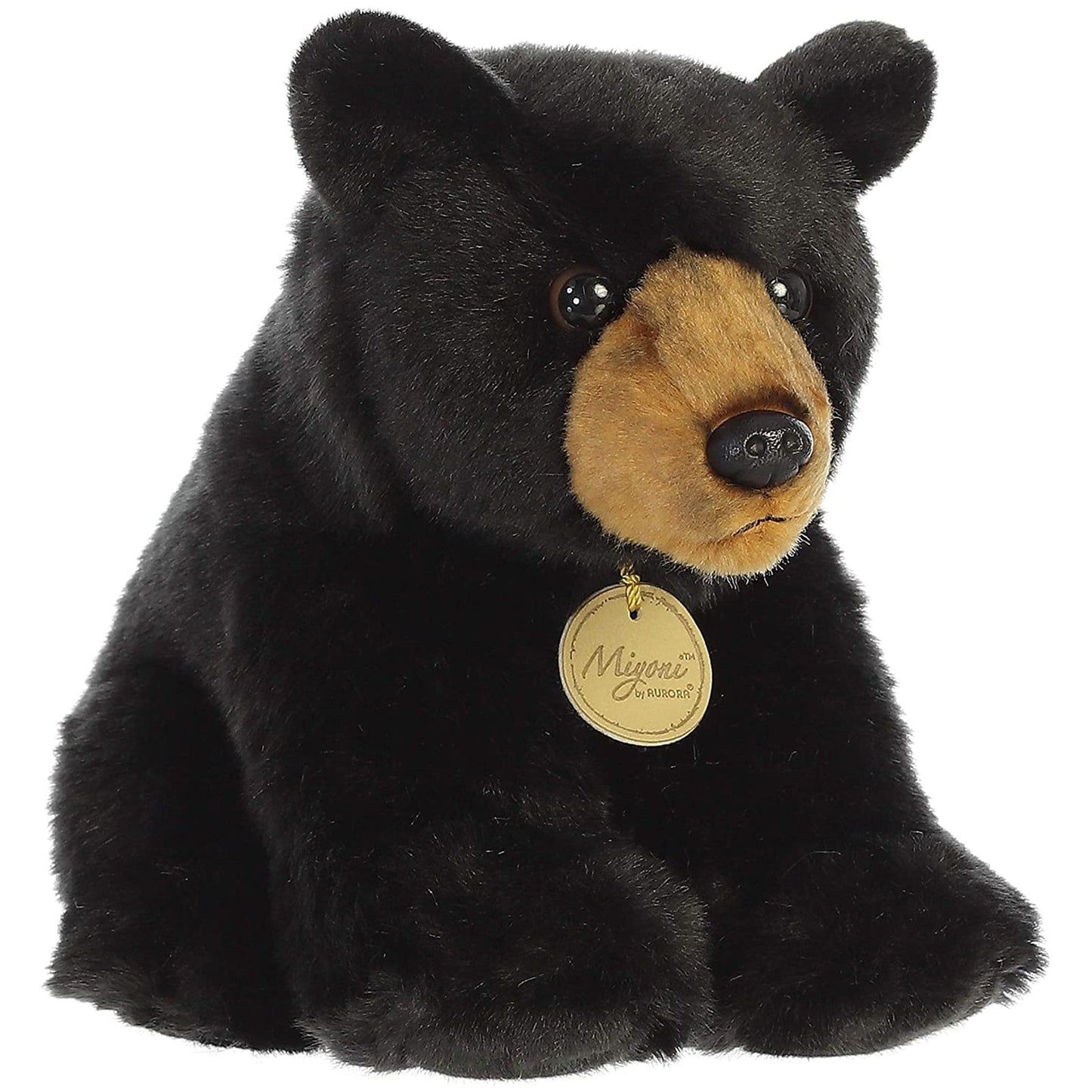 Aurora Miyoni Black Bear 9 Inch Plush Figure