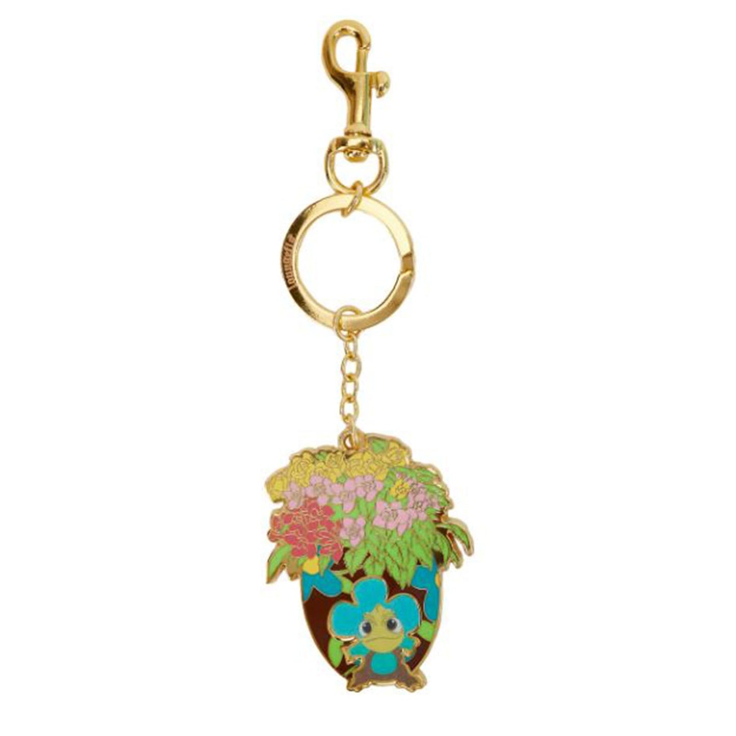 Loungefly Disney Tangled Lenticular Pascal Flowers Enamel Keychain